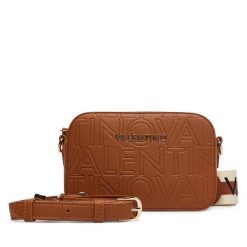 Torebka Valentino. Brązowe listonoszki damskie Valentino, bez wzorów, bez dodatków. Za 509.99 zł.