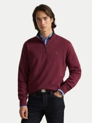 Polo Ralph Lauren Bluza 710812963075 Bordowy Regular Fit. Czerwone bluzy męskie Polo Ralph Lauren, l, bez wzorów, z bawełny, bez ramiączek, bez kaptura. Za 819.99 zł.