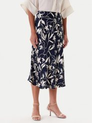 Tatuum Spódnica midi Satini 2 T2508.177 Granatowy Regular Fit. Niebieskie spódnice damskie Tatuum, bez wzorów, z syntetyku, midi. Za 229.99 zł.