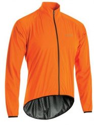 Kurtka przeciwdeszczowa na rower MICROM 15, pomarańczowa. Brązowe kurtki męskie GIST, m, bez wzorów, bez kaptura. Za 379.64 zł.