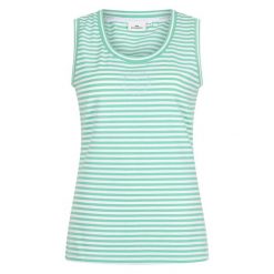 Damski tank top HV Society Pascale. Niebieskie topy damskie HV SOCIETY, bez wzorów, eleganckie, bez kołnierzyka, bez ramiączek. Za 266.00 zł.