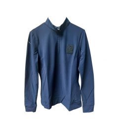 Damska koszula do jazdy konnej Vestrum Biarritz. Niebieskie koszule damskie VESTRUM, bez wzorów, sportowe, bez kołnierzyka, bez ramiączek. W wyprzedaży za 524.50 zł.