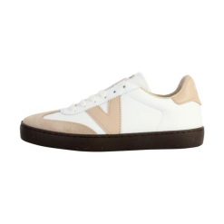 Skórzane i zamszowe buty sportowe Victoria Berlin. Brązowe obuwie sportowe damskie VICTORIA, bez wzorów, ze skóry, bez zapięcia. Za 379.05 zł.