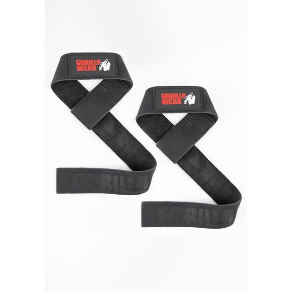 Leather Lifting Straps - Czarny. Czarne paski damskie GORILLA WEAR, sportowe. Za 135.00 zł.