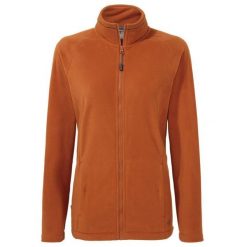 Bluza Polarowa Damska Expert Miska 200. Brązowe bluzy damskie Craghoppers, na zimę, bez wzorów, z polaru, sportowe, bez ramiączek, bez kaptura. Za 169.99 zł.