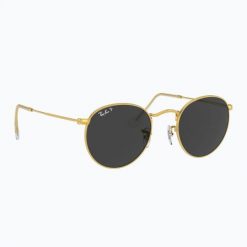 Okulary przeciwsłoneczne Ray-Ban Round Metal. Żółte okulary przeciwsłoneczne damskie Ray-Ban. Za 759.99 zł.