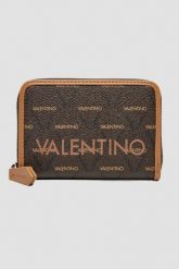 VALENTINO Brązowy mały portfel Liuto. Brązowe portfele damskie Valentino by Mario Valentino. W wyprzedaży za 158.99 zł.