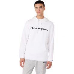 Bluza męska Champion Hooded Sweatshirt 221917. Białe bluzy męskie Champion, m, bez wzorów, bez kaptura. Za 189.00 zł.