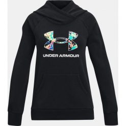 Under Armour Bluza UA Girl's Rival Logo Hoodie 1366399 001 1366399 001 czarny XL. Czarne bluzy damskie Under Armour, s, bez wzorów, bez ramiączek, bez kaptura. Za 77.64 zł.