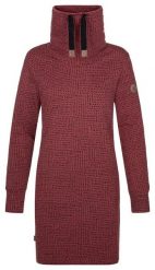 Damska sportowa sukienka-bluza Loap Ebunka różowa. Czerwone bluzy damskie ÀLG, s, bez wzorów, z bawełny, eleganckie, bez ramiączek, bez kaptura. Za 184.99 zł.