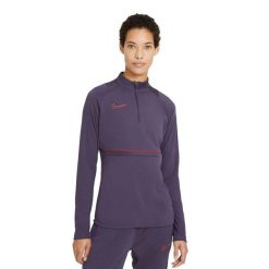 Bluza Damska Academy DriFIT. Fioletowe bluzy damskie Nike, m, bez wzorów, bez ramiączek, bez kaptura. Za 164.99 zł.