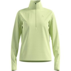 Bluza bez kaptura rozpinana Odlo Mid layer 1/2 zip ESSENTIAL THERMAL. Zielone bluzy damskie ODLO, na jesień, m, bez wzorów, z materiału, bez ramiączek, bez kaptura. Za 302.55 zł.