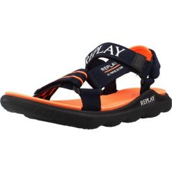 Sandały REPLAY SPACER 2 Niebieski. Niebieskie sandały męskie Replay, bez wzorów, z tkaniny, bez zapięcia. Za 160.99 zł.