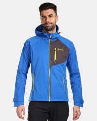 Męska kurtka softshell Kilpi BELTRA-M. Niebieskie kurtki męskie Kilpi, na jesień, m, bez wzorów, z materiału, klasyczne, z kapturem. Za 473.69 zł.