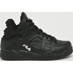 Fila - Buty Cage Mid. Czarne obuwie sportowe damskie Fila, bez wzorów, z materiału, bez zapięcia. W wyprzedaży za 399.90 zł.