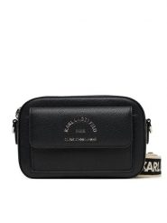 KARL LAGERFELD Torebka A3W30317 Czarny. Czarne listonoszki damskie KARL LAGERFELD, bez wzorów, ze skóry, bez dodatków. Za 519.99 zł.
