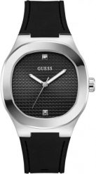 Zegarek Guess Zegarek męski Guess GW1005G1 czarny. Czarne zegarki męskie Guess, z aplikacjami. Za 649.00 zł.