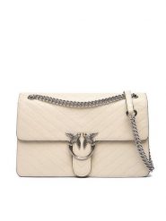 PINKO Torebka Love One Light Classic AI 25-26 PLTT 106174 A2JC Beżowy. Brązowe listonoszki damskie Pinko, bez wzorów, ze skóry, bez dodatków. Za 2,009.00 zł.