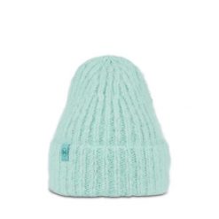 Czapka BUFF KNITTED & FLEECE BAND BEANIE EYLA. Zielone czapki damskie Buff, bez wzorów. W wyprzedaży za 104.93 zł.