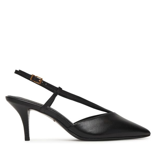 Sandały Tamaris. Czarne sandały damskie Tamaris, bez wzorów, bez obcasa, na szpilce, bez zapięcia. Za 263.99 zł.