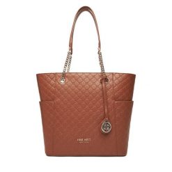 Torebka Nine West. Brązowe shopperki damskie Nine West, bez wzorów, bez dodatków. Za 269.99 zł.