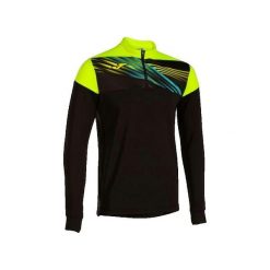 Bluza z kapturem Joma Elite IX męska, czarna/fluor S. Czarne bluzy męskie Joma, m, bez wzorów, z poliesteru, sportowe, bez ramiączek, z kapturem. Za 202.99 zł.