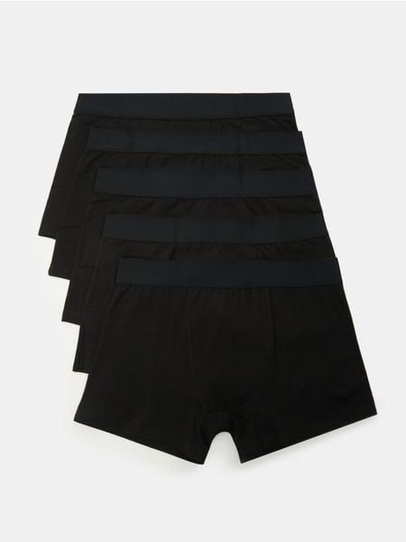 Bawełniane bokserki classic 5 pack - wielobarwny. Bokserki męskie Sinsay, bez wzorów, z bawełny. Za 49.99 zł.