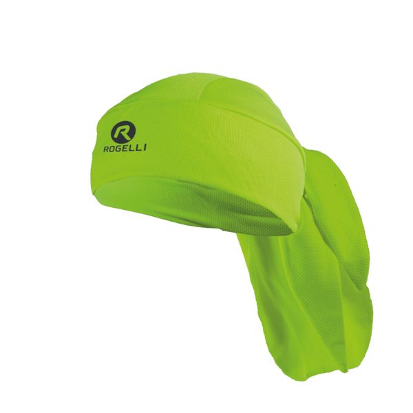Chusta rowerowa Rogelli Bandana. Czarne szaliki męskie Rogelli, bez wzorów, z materiału. Za 46.00 zł.