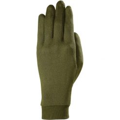 Rękawiczki pięciopalczaste Zanier Merino Liner Touch. Zielone rękawiczki męskie Zanier, bez wzorów. Za 109.99 zł.