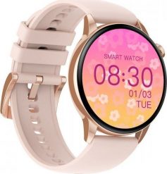 Smartwatch Maxcom Fit FW58 Vanad Pro Różowy (MAXCOMFW58GOLD). Czerwone zegarki smartwatch MAXCOM, bez wzorów. Za 377.71 zł.