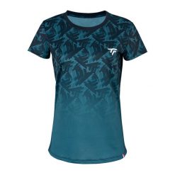 Koszulka tenisowa damska Tecnifibre X-Loop Tee. Niebieskie bluzki damskie TECNIFIBRE, m, bez wzorów, sportowe, bez kołnierzyka, bez ramiączek. Za 179.99 zł.