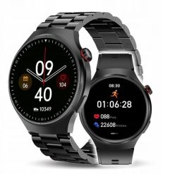 SMARTWATCH MĘSKI ZEGAREK MENU POLSKIE ROZMOWY ZDROWIE SMART WATCH SPORT PL. Zegarki męskie Nexano, bez wzorów. Za 179.99 zł.