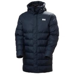Kurtka puchowa Helly Hansen Oslo Puffy. Niebieskie kurtki męskie Helly Hansen, na jesień, m, bez wzorów, z materiału, klasyczne, bez kaptura. Za 1,133.30 zł.