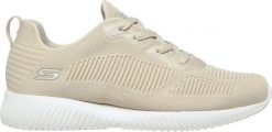 Skechers Buty damskie Skechers Bobs Squad- Tought Talk beżowe 32504 NAT 35. Brązowe obuwie sportowe damskie Skechers, bez wzorów, bez zapięcia. Za 279.71 zł.