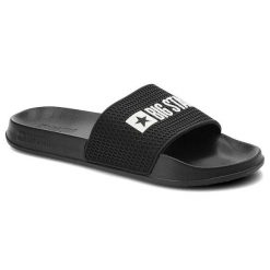 Czarne Klapki Big Star Męskie Wodoodporne Buty. Czarne klapki męskie BIG STAR, bez wzorów, bez zapięcia. Za 79.99 zł.