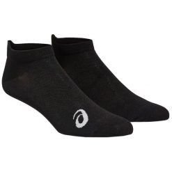 Skarpetki sportowe dla dorosłych ASICS Fast Single Tab Sock. Czarne skarpetki damskie Asics, bez wzorów, z elastanu. Za 39.99 zł.