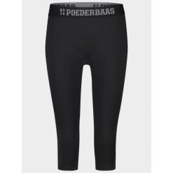 Legginsy termoaktywne damskie Poederbaas 3/4 Lekkie. Czarne bielizna sportowa damska POEDERBAAS, m, bez wzorów, z elastanu. Za 216.99 zł.