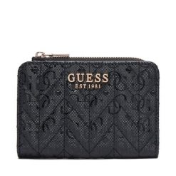 Portfel Guess. Czarne portfele damskie Guess. Za 264.99 zł.