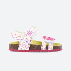 Sandały AGATHA RUIZ DE LA PRADA 242937A Biały. Białe sandały damskie Agatha Ruiz de la Prada, bez wzorów, z syntetyku, bez obcasa, bez zapięcia. Za 186.98 zł.