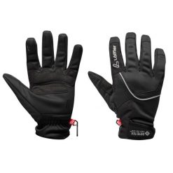 Loeffler gloves Tour Gloves WS Warm-softshell-Black. Czarne rękawiczki damskie LOEFFLER, bez wzorów, z softshellu. Za 346.50 zł.