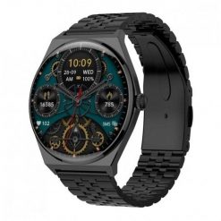 Ecowatch Smartwatch EW05 BLACK. Czarne zegarki smartwatch MAXCOM, bez wzorów. Za 257.82 zł.