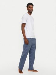 Jack & Jones Piżama 12263659 Niebieski Regular Fit. Niebieskie piżamy męskie Jack & Jones, m, bez wzorów, z bawełny, bez kołnierzyka, bez ramiączek. Za 149.99 zł.