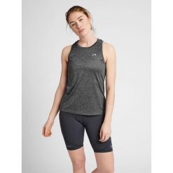 Damska koszulka typu tank top Newline Running. Szare topy damskie Newline, bez wzorów, bez kołnierzyka, bez ramiączek. Za 151.00 zł.