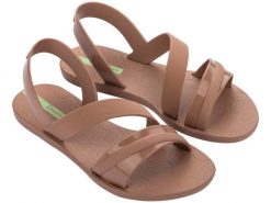 Buty sandały damskie Ipanema Vibrant Sandal Fem. Brązowe sandały damskie Ipanema, bez wzorów, z materiału, bez obcasa, bez zapięcia. Za 139.00 zł.