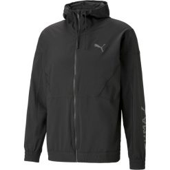 Kurtka sportowa Puma Fit Woven Jacket 522128 51. Brązowe kurtki sportowe męskie Puma, m, bez wzorów, z materiału, z kapturem, do biegania. Za 149.00 zł.