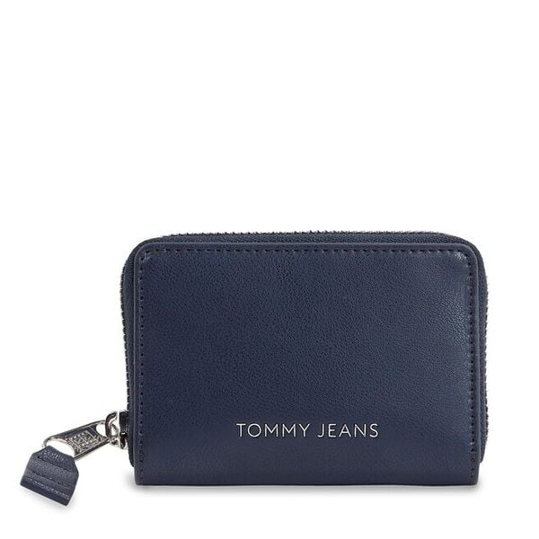 Portfel Tommy Jeans. Niebieskie portfele damskie Tommy Jeans, z jeansu. Za 169.99 zł.