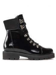 Rage Age Trapery RA-32-06-000424 Czarny. Czarne trapery damskie Rage Age, ze skóry, bez zapięcia. Za 539.99 zł.