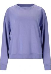 Bluza damska Athlecia Carmen. Fioletowe bluzy damskie Athlecia, uniwersalny, bez wzorów, z bawełny, eleganckie, bez ramiączek, bez kaptura. Za 152.00 zł.
