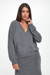 Sweter damski z cekinami LIU JO. Swetry nierozpinane damskie Liu Jo, m, bez wzorów, bez kołnierzyka, bez ramiączek. Za 679.00 zł.