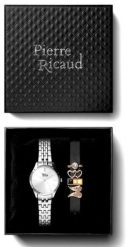 Zegarek damski Pierre Ricaud P21018.5113Q141.9BL srebrny. Szare zegarki damskie Pierre Ricaud, srebrne. Za 430.00 zł.